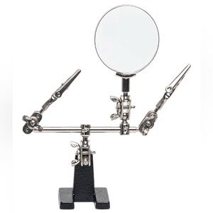 AORAEM Helping Hands Magnifier with Dual Adjustable Alligator Clips